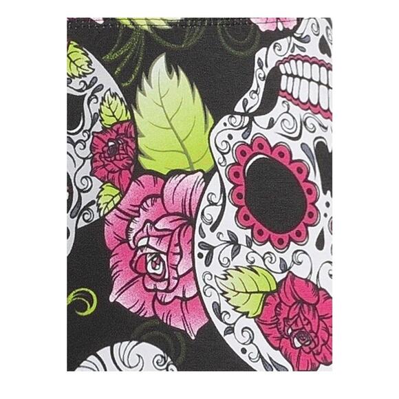 NOBO Womens Juniors Sugar Skulls Ankle Leggings Large 11-13 - Picture 3 of 3